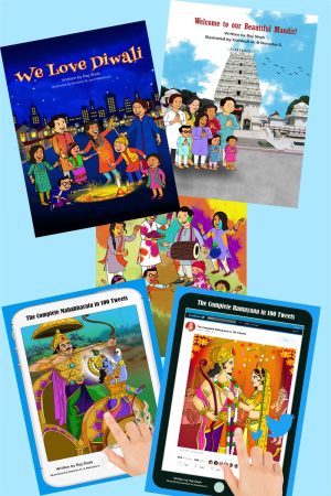 Hindu Culture Educational Books for Kids ( Set of 5 ) - FREE SHIPPING